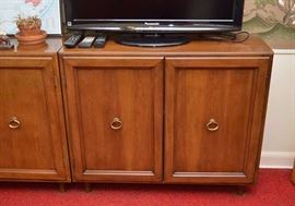 Vintage 2-Door Wood Credenza / Cabinet