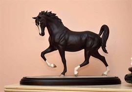 Lenox Fine Porcelain Black Horse Figurine