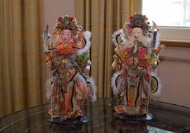 Asian Ethnic Dolls with Stands