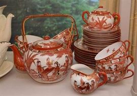 Asian Porcelain Tea Set