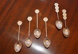 Sterling Silver Chinese Spoons