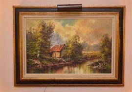 Framed Oil Painting