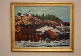 Framed Oil Painting, Signed L. Conboy