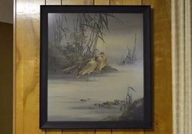 Framed Artwork of Ducks