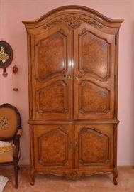 Lovely Vintage Wood Wardrobe / Armoire