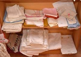 Pretty Linens (cutwork, crochet, lace, and embroidery)