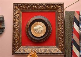 Framed Leo Horoscope Plaque