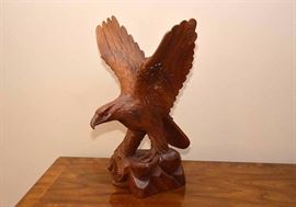 Wood Carving / Eagle Sculpture