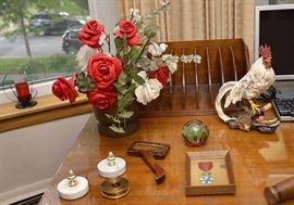 Art Glass Paperweight, Desk Accessories, Home Decor