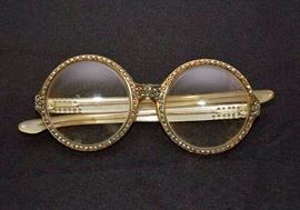Vintage Rhinestone Eye Glasses