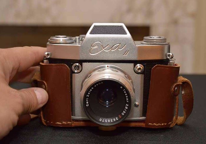 Vintage EXA II Camera with Carl Zeiss Lens