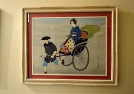 Framed Rickshaw Artwork