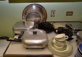 Pots and Pans, Platters, Vintage Dishes, Waffle Machine