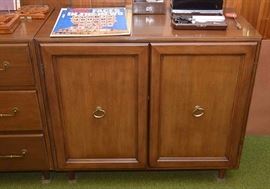 Vintage Wood Storage Cabinet / Credenza