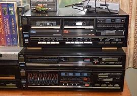 Sanyo Double Cassette Player & Equalizer
