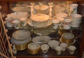 Lenox Fine Porcelain Christmas China Set