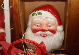 Vintage Light-Up Santa Claus
