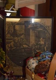 Vintage Christmas Framed Print