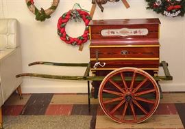 Antique Faventia Street Piano Music Box Organ Vicente Llinares (Barcelona, Spain), Needs Repair