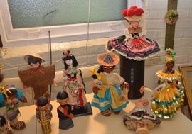 Small Collection of Ethnic Dolls