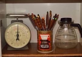 Vintage Kitchen Scale, Fondue Forks