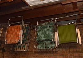 Vintage Outdoor Folding Chairs and Loungers