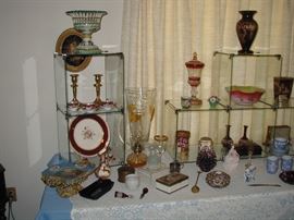 Antique glassware