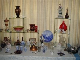 Antique glassware
