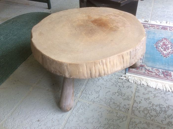 Cool stump coffee table 