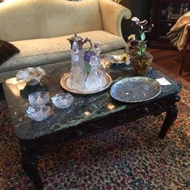 marble top table - these items are on consignment at a  different location call Justus for more information at 901-210-6243