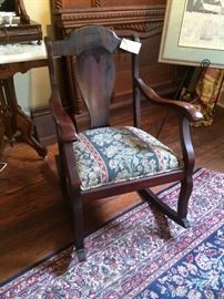 antique rocker on consignment at a different location please call justus  901-210-6243