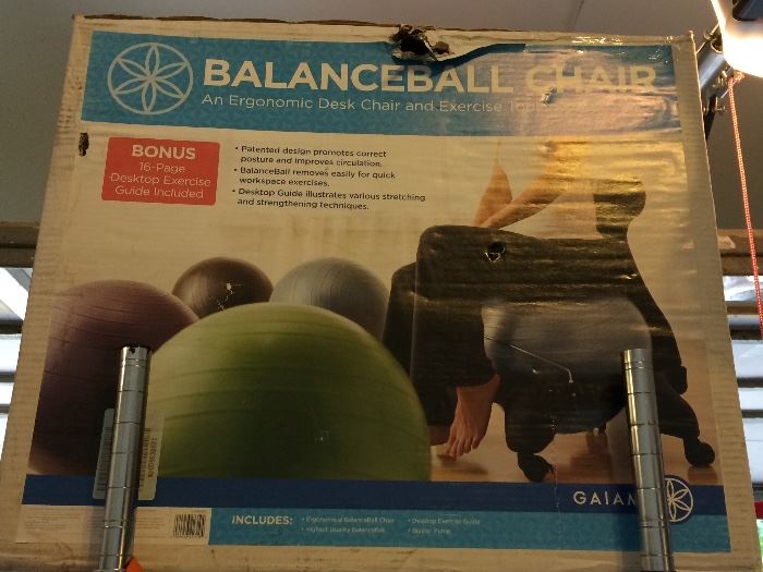 Balance ball chair