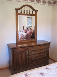 Part of the queen size bedroom set.