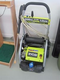 Ryobi pressure washer.