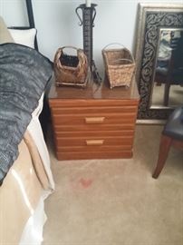 matching end tables for bedroom, wall mirror, king bed with canopy