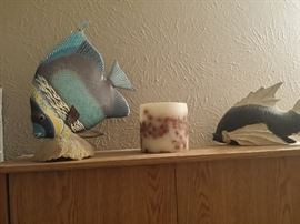 fish decorations for bathroom or outdoor display