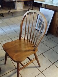 kitchen table chair (flour, one with captain chair arms)