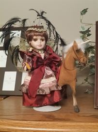 doll on horse