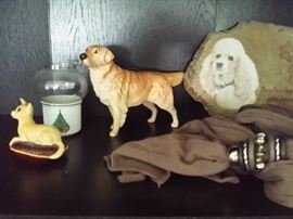 dog art and ceramics