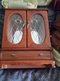 jewelry case about 12 inches high