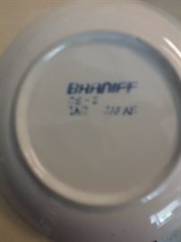 Braniff International Airlines serving plate (also Braniff Model Airplane)