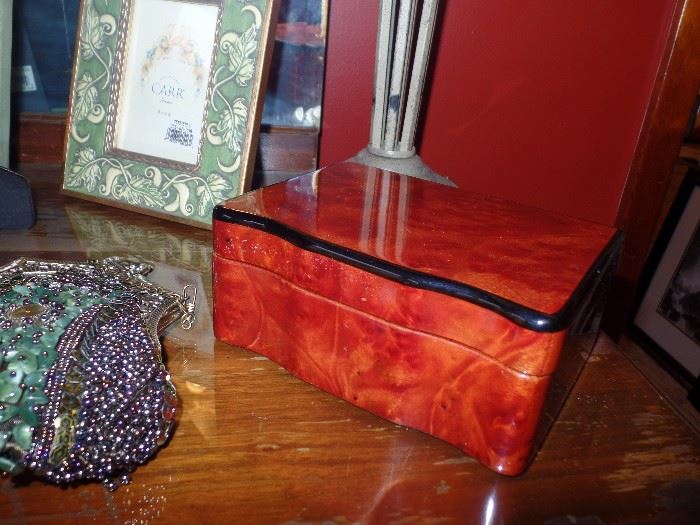 2 of 3 beautiful new jewelry boxesSmaller matching jewelry box - New