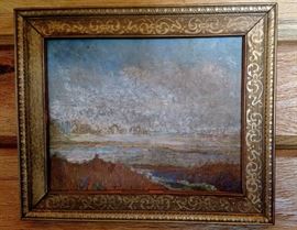 Antique Impressionist Oil Painting - Unsigned 12"x10"