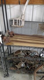 Antique Branding Irons and Rustic Project Metal