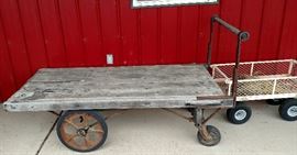 Antique Industrial Warehouse Cart
