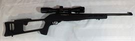 Ruger 10-22 Semiautomatic .22 Cal Rifle with Tactical Stock.