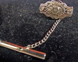 Chip Diamond and Gold Tie Tack