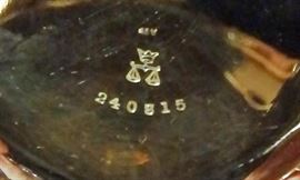 c1898 Elgin Pocket Watch.  Rare production - 4,000 estimated 15j S/N: 7042237 grade 141 - 14k Gold Case with Chain Fobs and Pendants.