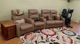 Leather Palliser Theater Seating