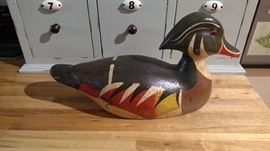 Folk Art Wood Duck